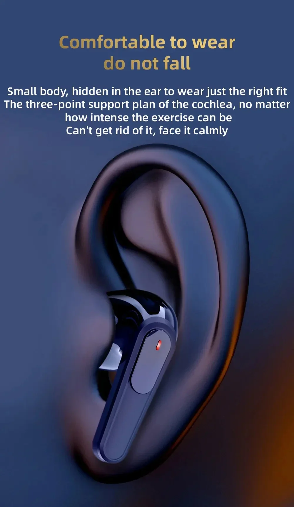 Pro60 Wireless TWS Bluetooth Earbuds Noise Cancelling Headset - Image 7