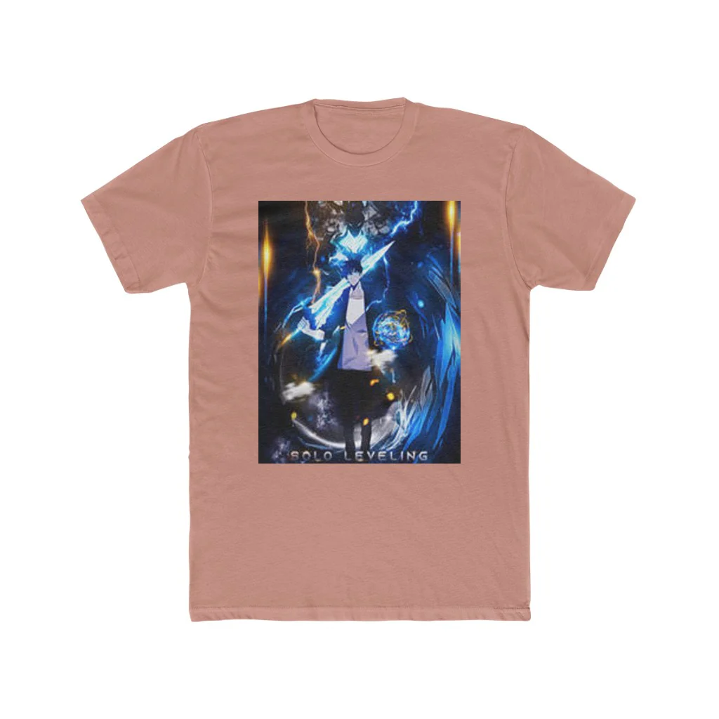 Solo Leveling Sung Jin Woo and Igris Crew T-Shirt - Image 3