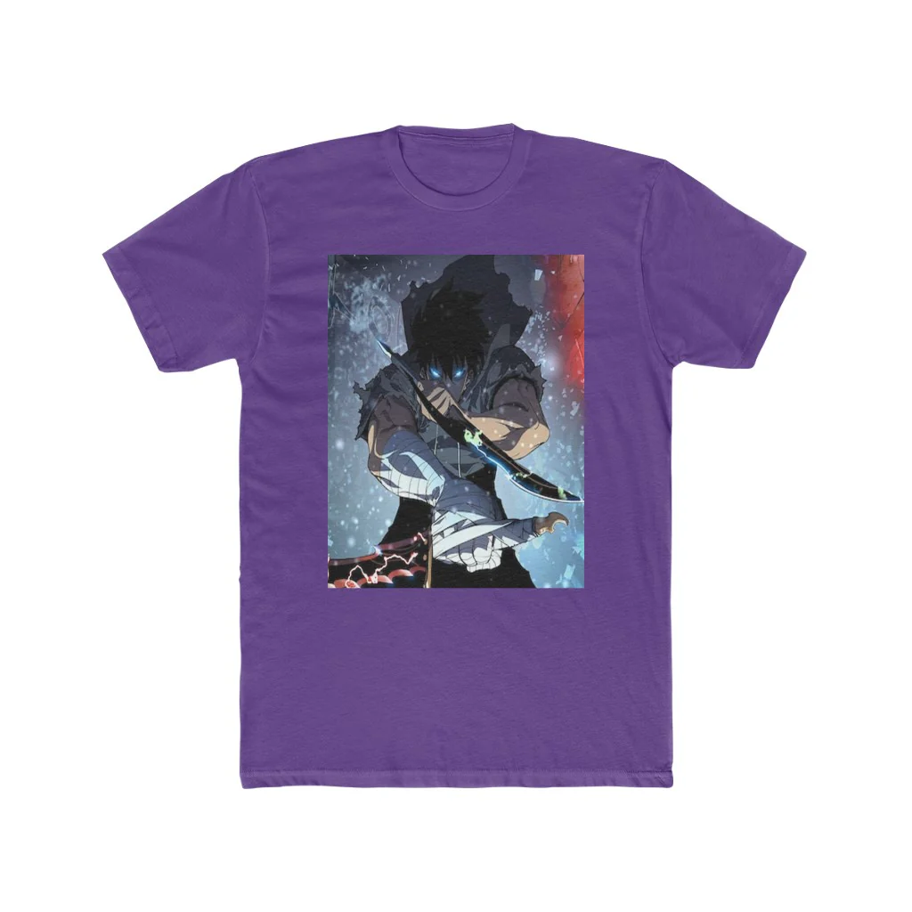 Sung Jin-Woo Solo Leveling Crew T-Shirt - Image 11