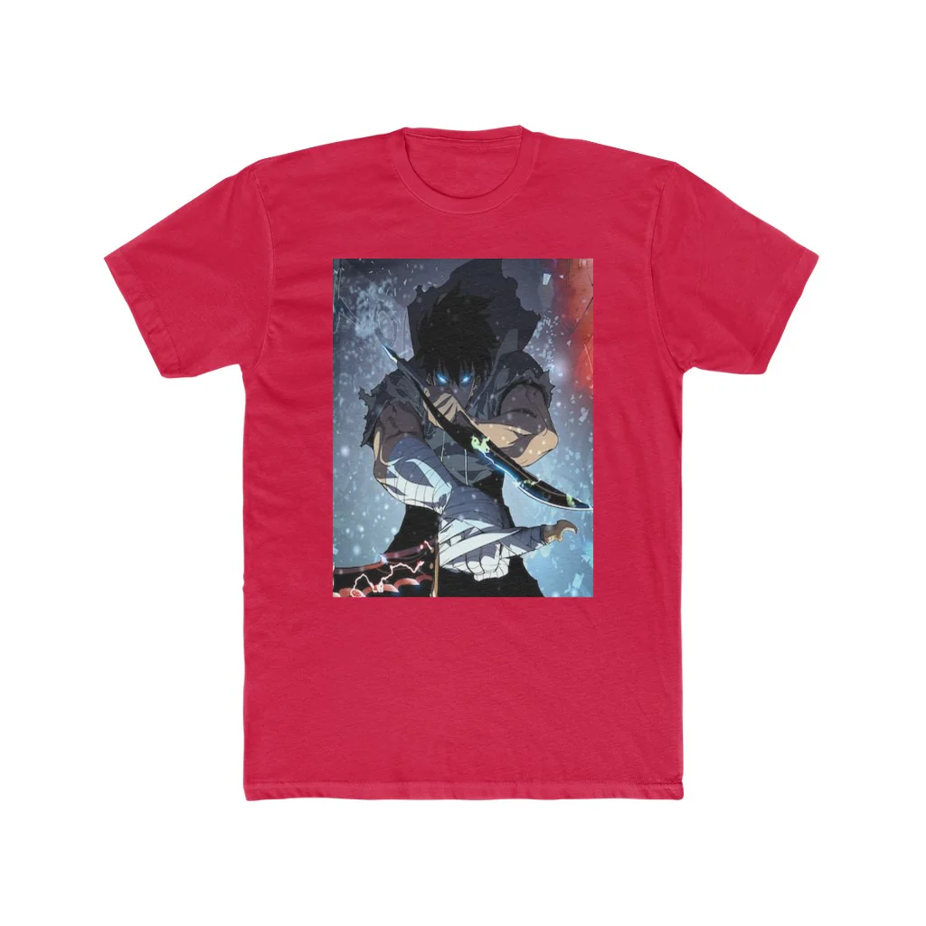 Sung Jin-Woo Solo Leveling Crew T-Shirt - Image 13