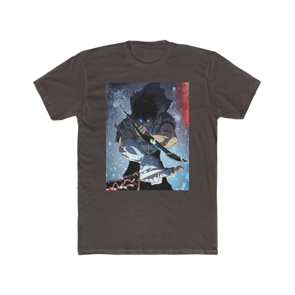 Sung Jin-Woo Solo Leveling Crew T-Shirt - Image 4