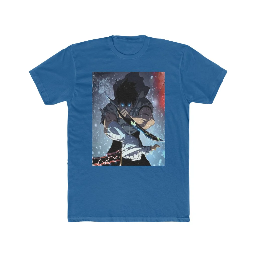 Sung Jin-Woo Solo Leveling Crew T-Shirt - Image 8